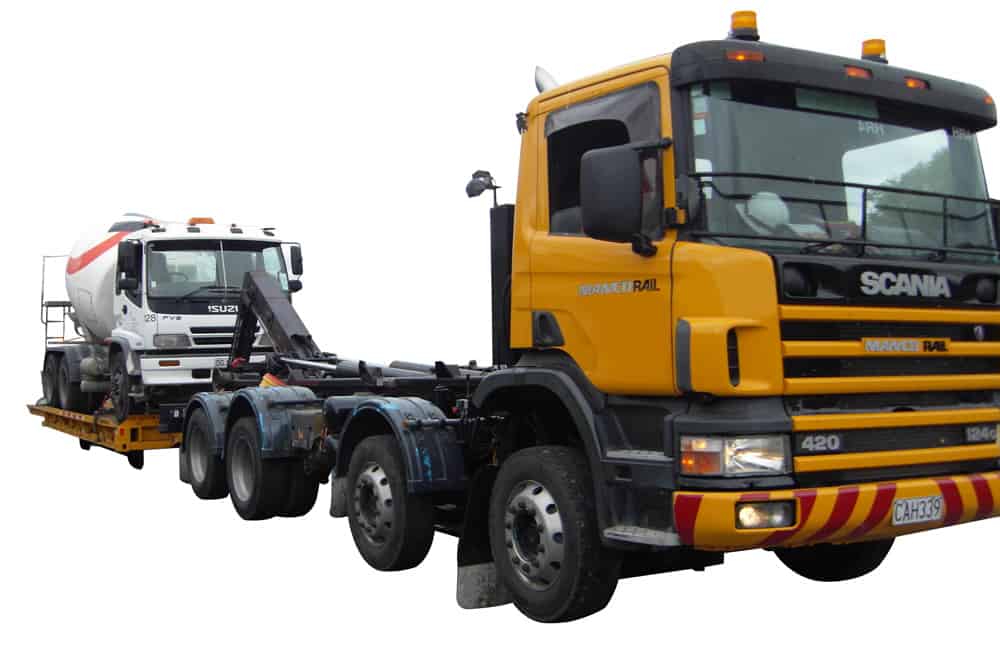 Tug with Transport Trailer Tug with Transport Trailer